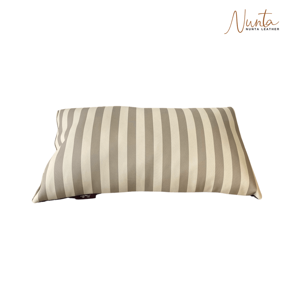 หมอนพิง Nunta Leather รุ่น Sunkissed Size: 18x10 นิ้ว สีกาแฟ-กาแฟอ่อน